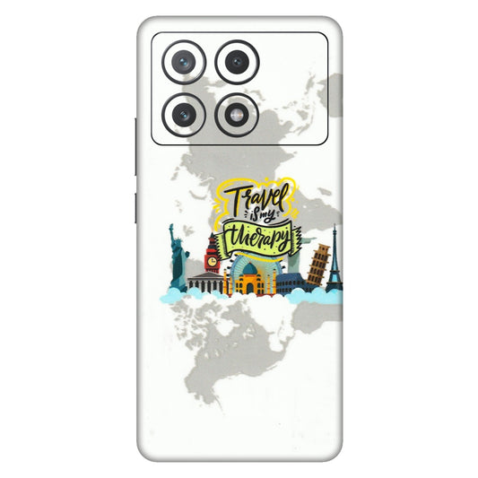 POCO Phone Skins (All Models) - Travel Therapy - 3D Embossed Finish (L-199) Poco X6 PRO (5G)
