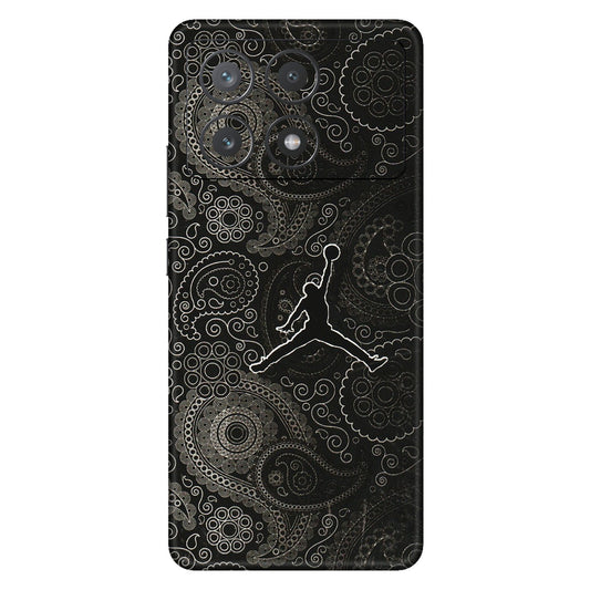 POCO Phone Skins (All Models) - Basketball Player Artwork - 3D Embossed Finish (L-215) Poco X6 PRO (5G)