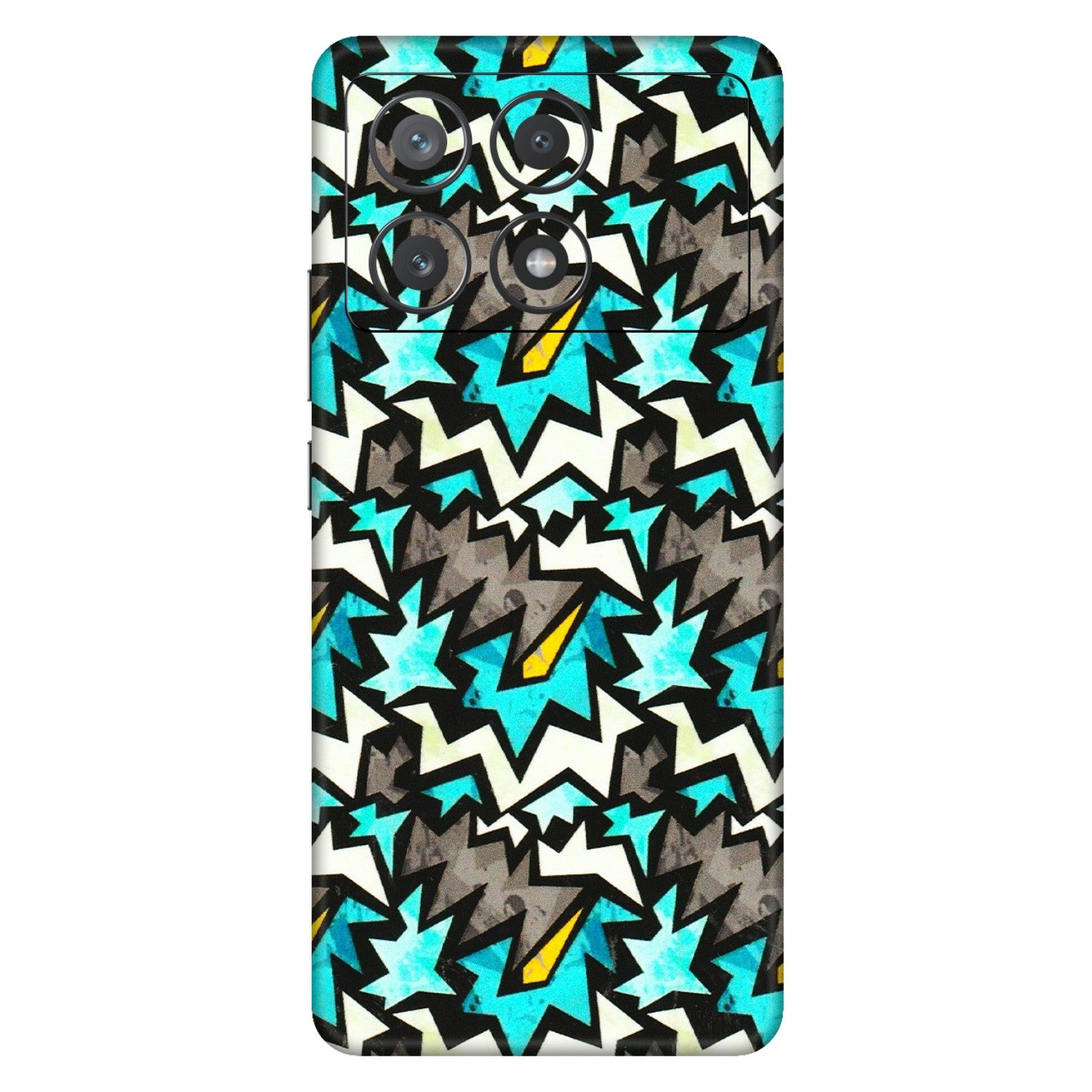 POCO Phone Skins (All Models) - Funky Zig Zag - 3D Embossed Finish (L-223) Poco X6 PRO (5G)