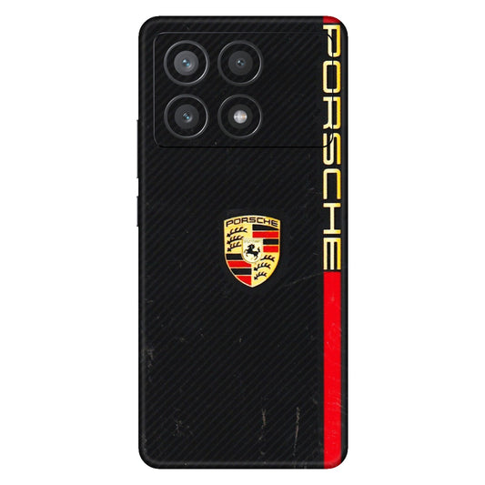 POCO Phone Skins (All Models) - Premium Porsche - 3D Embossed Finish (L-225) Poco X6 PRO (5G)