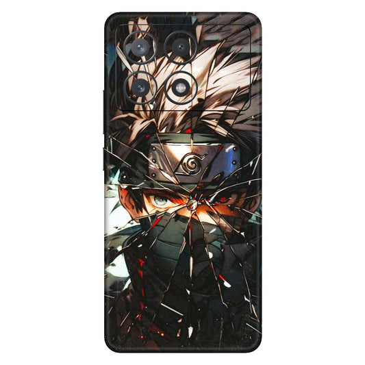 POCO Phone Skins (All Models) - Kakashi Shattered Glass Effect - 3D Embossed Finish (L-237) Poco X6 PRO (5G)