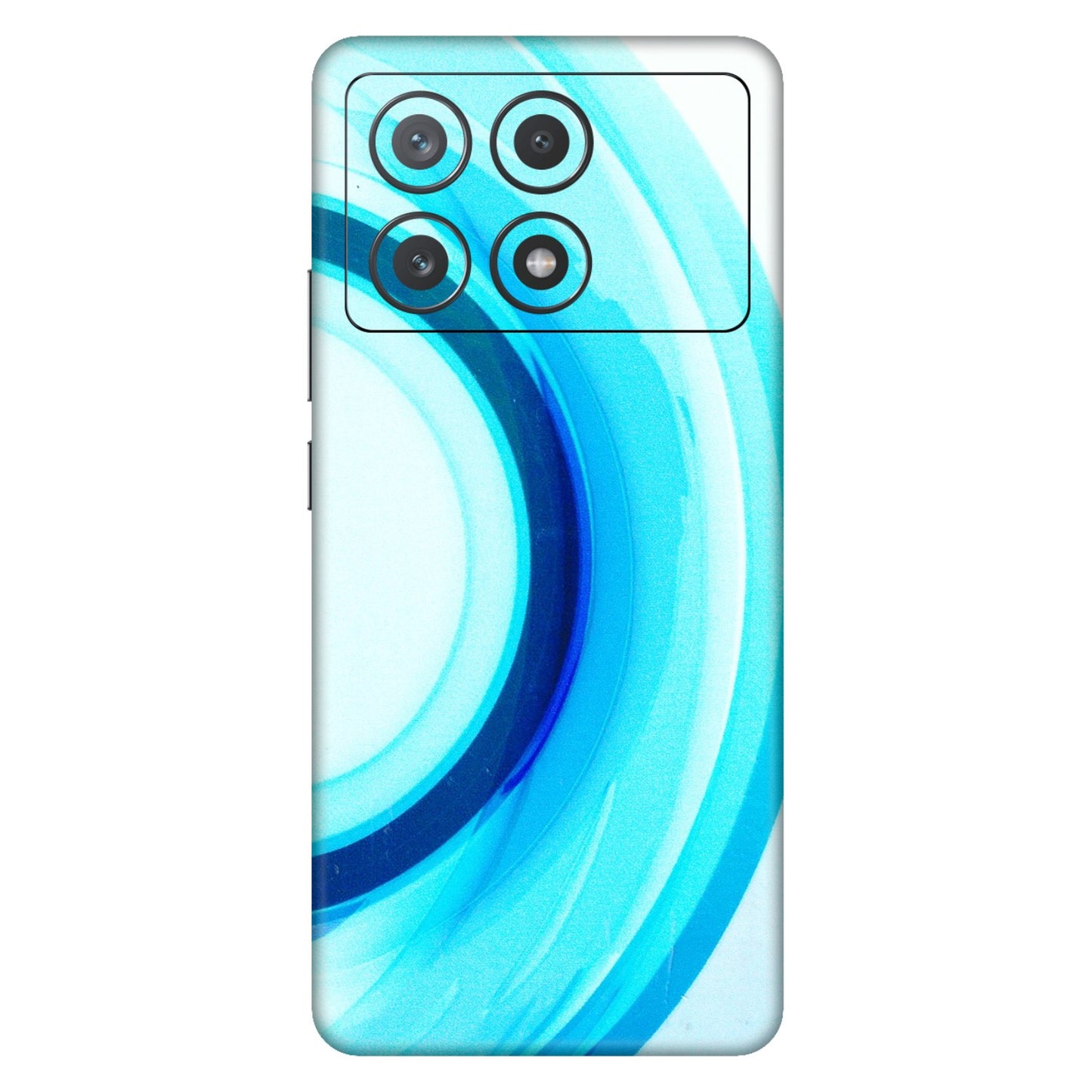 POCO Phone Skins (All Models) - The Blue Curve - 3D Embossed Finish (L-244) Poco X6 PRO (5G)