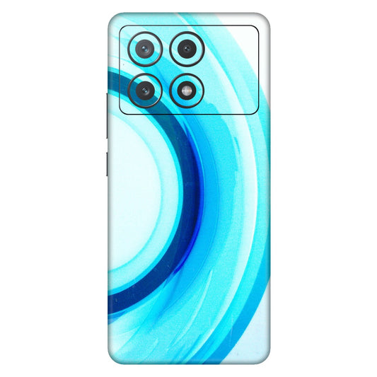 POCO Phone Skins (All Models) - The Blue Curve - 3D Embossed Finish (L-244) Poco X6 PRO (5G)