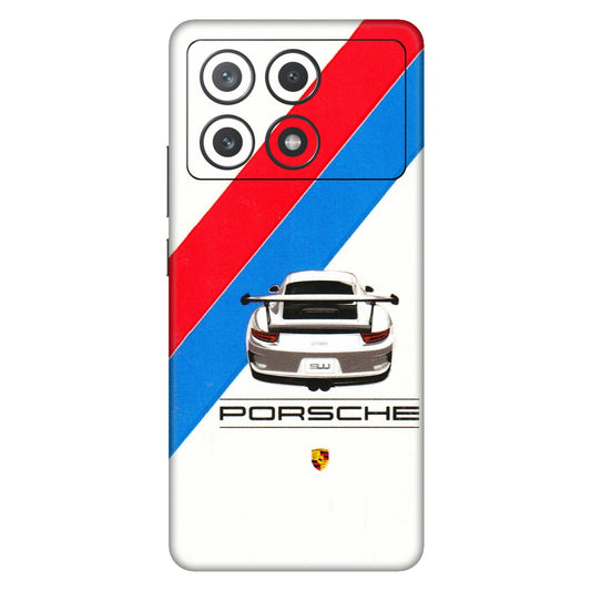 POCO Phone Skins (All Models) - Porche Car Sober Logo - 3D Embossed Finish (L-248) Poco X6 PRO (5G)