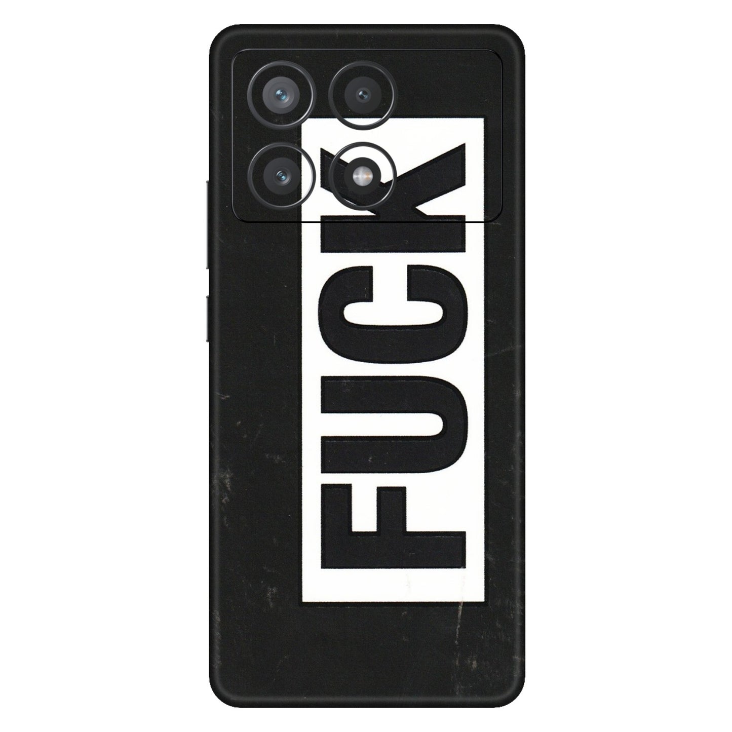 POCO Phone Skins (All Models) - The F Word - 3D Embossed Finish (L-255) Poco X6 PRO (5G)
