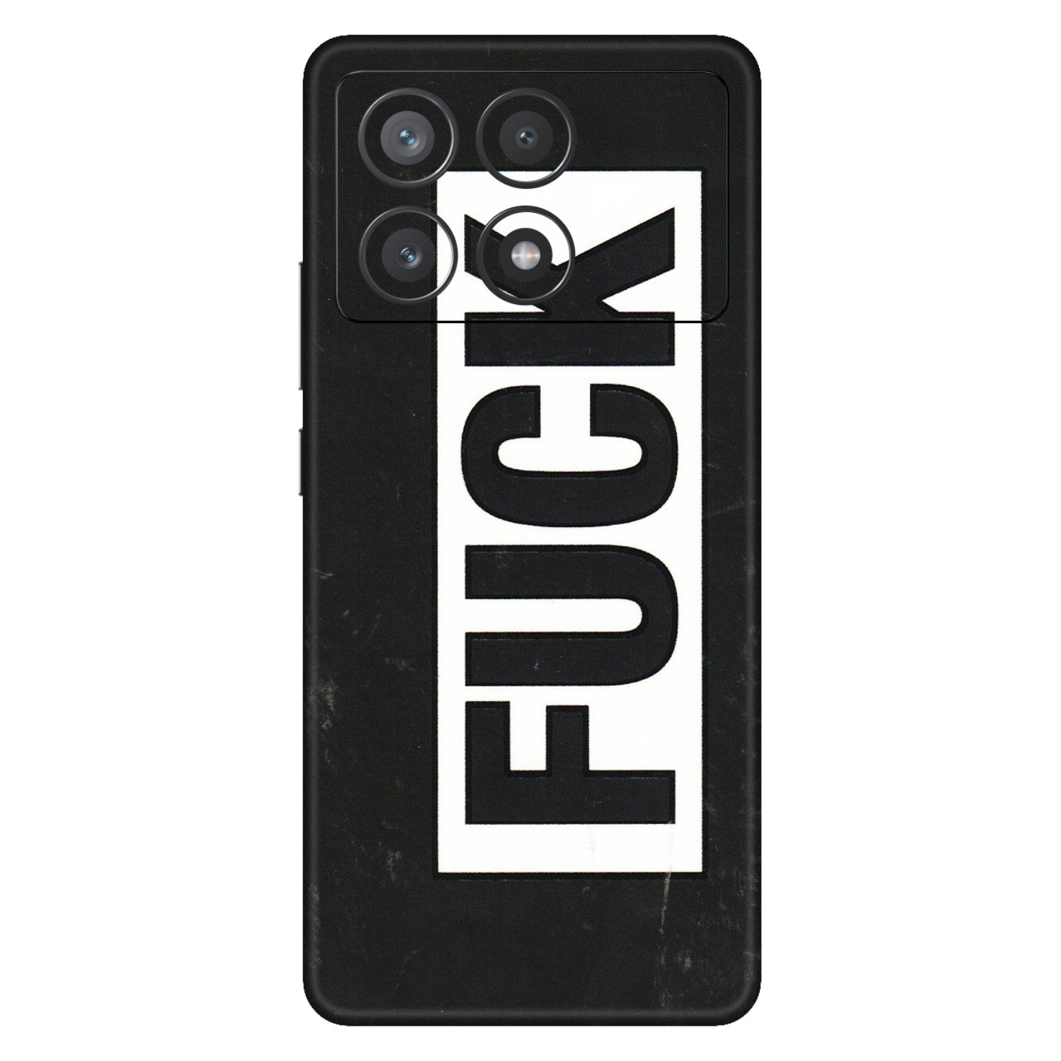 POCO Phone Skins (All Models) - The F Word - 3D Embossed Finish (L-255) Poco X6 PRO (5G)