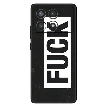 POCO Phone Skins (All Models) - The F Word - 3D Embossed Finish (L-255) Poco X6 PRO (5G)