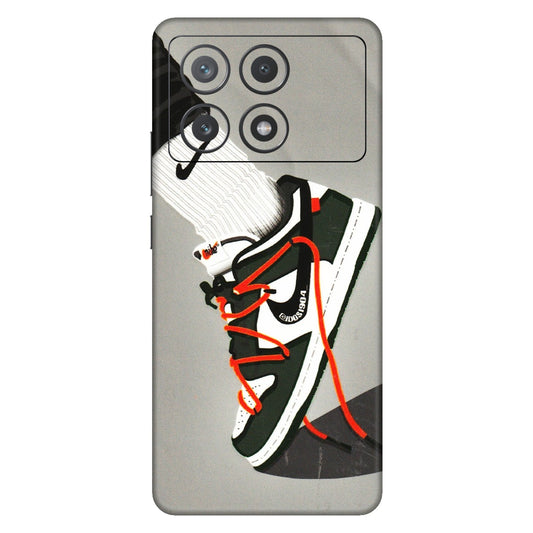 POCO Phone Skins (All Models) - New Grey Sneaker - 3D Embossed Finish (L-261) Poco X6 PRO (5G)