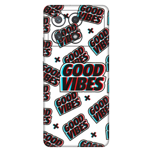 POCO Phone Skins (All Models) - Good Vibes - 3D Embossed Finish (L-282) Poco X6 PRO (5G)