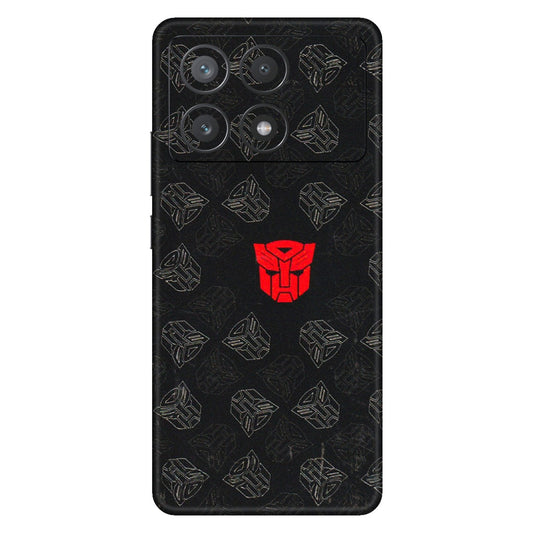POCO Phone Skins (All Models) - Transformers Devastation - 3D Embossed Finish (L-301) Poco X6 PRO (5G)