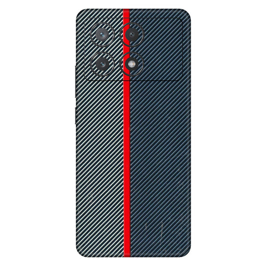 POCO Phone Skins (All Models) - Blue Sober Lines - 3D Embossed Finish (L-305) Poco X6 PRO (5G)