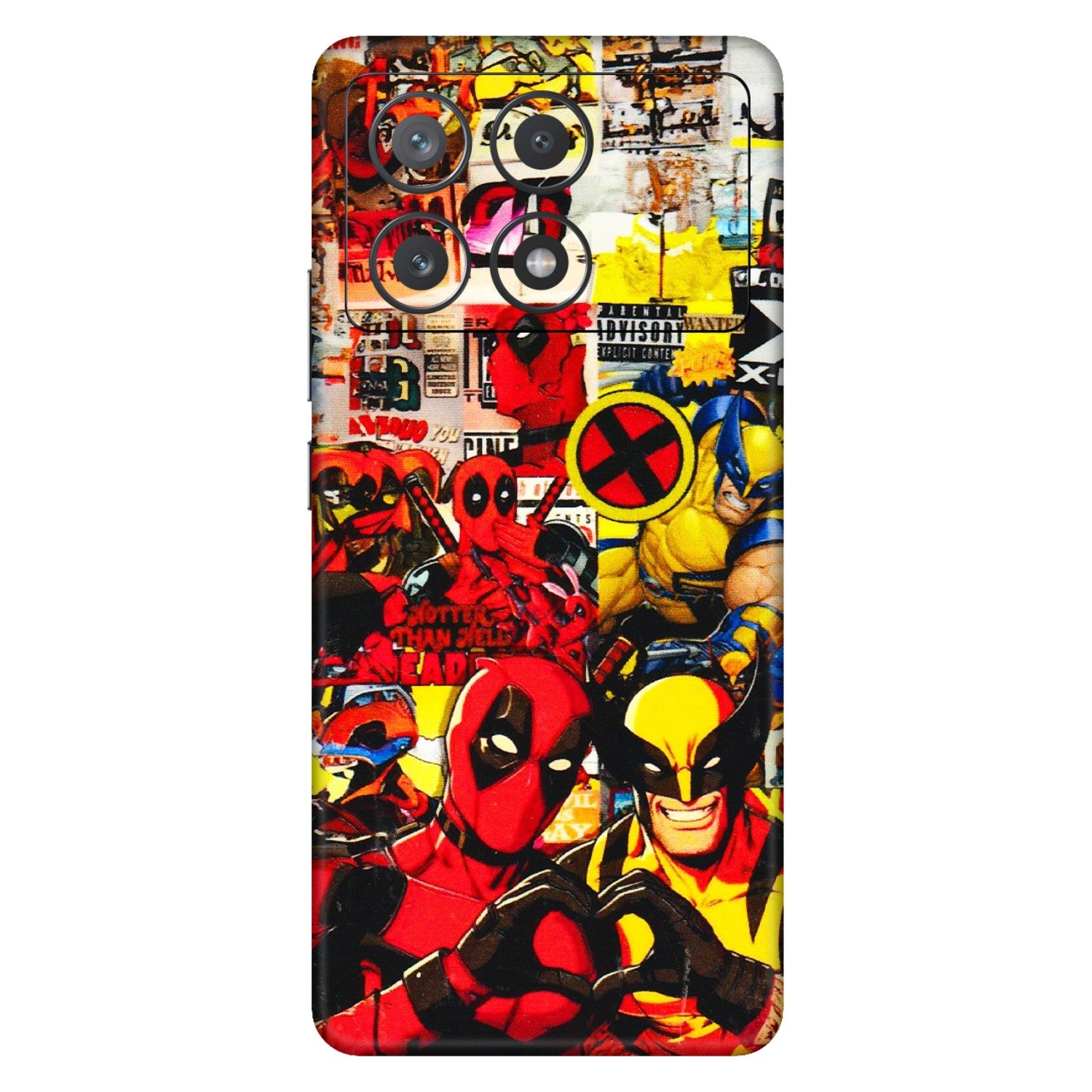 POCO Phone Skins (All Models) - Spidy Wolverine - 3D Embossed Finish (L-310) Poco X6 PRO (5G)