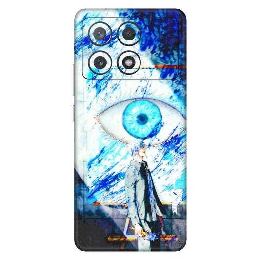 POCO Phone Skins (All Models) - Anime Sea Blue Eye - 3D Embossed Finish (L-318) Poco X6 PRO (5G)