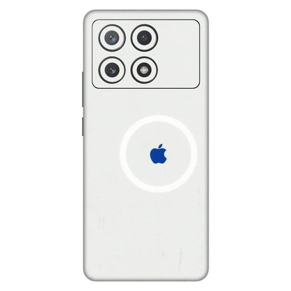 POCO Phone Skins (All Models) - iPhone Magsafe Logo - 3D Embossed Finish (L-320) Poco X6 PRO (5G)