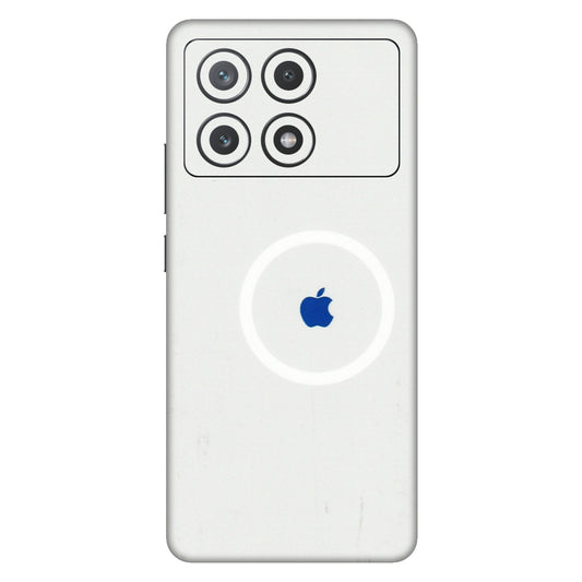 POCO Phone Skins (All Models) - iPhone Magsafe Logo - 3D Embossed Finish (L-320) Poco X6 PRO (5G)