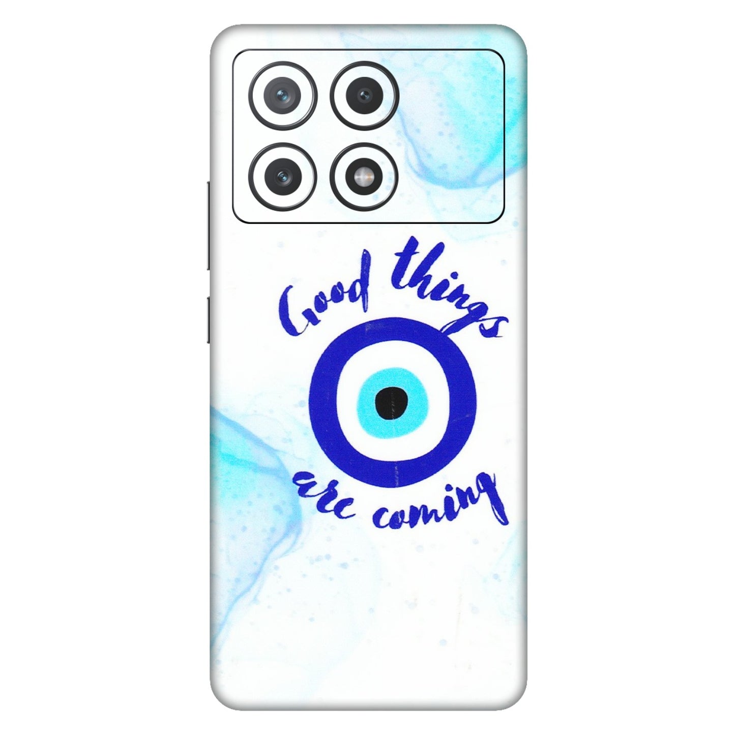POCO Phone Skins (All Models) - Evil Eye Good Things Are Coming - 3D Embossed Finish (L-322) Poco X6 PRO (5G)