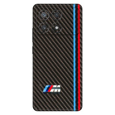 POCO Phone Skins (All Models) - BM Carbon Fiber Feels - 3D Embossed Finish (L-38) Poco X6 PRO (5G)