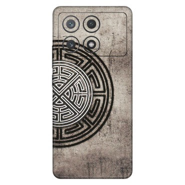 POCO Phone Skins (All Models) - Mysterious Circular Design - 3D Embossed Finish (L-63) Poco X6 PRO (5G)