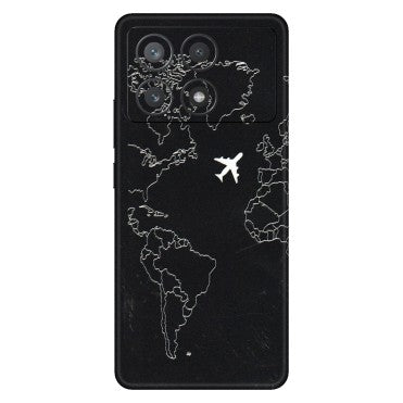 POCO Phone Skins (All Models) - Never Ending Travel - 3D Embossed Finish (L-79) Poco X6 PRO (5G)