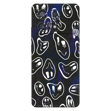 POCO Phone Skins (All Models) - Distorted Smileys - 3D Embossed Finish (L-92) Poco X6 PRO (5G)
