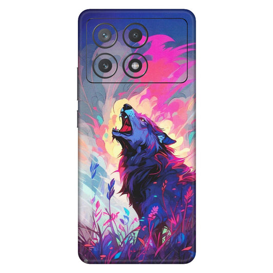 POCO Phone Skins (All Models) - New Wild Wolf Abstract - Matte Finish (M-125) Poco X6 PRO (5G)