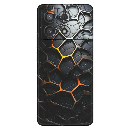 POCO Phone Skins (All Models) - New Abstract Graphite Tiles - Matte Finish (M-130) Poco X6 PRO (5G)