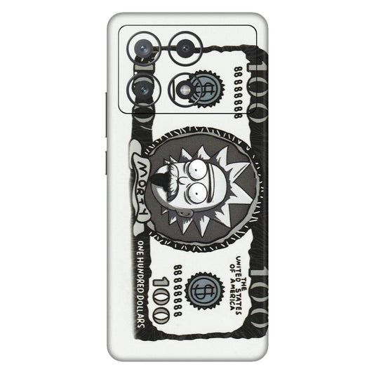 POCO Phone Skins (All Models) - Rick And Morty Hundred Dollar Anime - Matte Finish (M-161) Poco X6 PRO (5G)