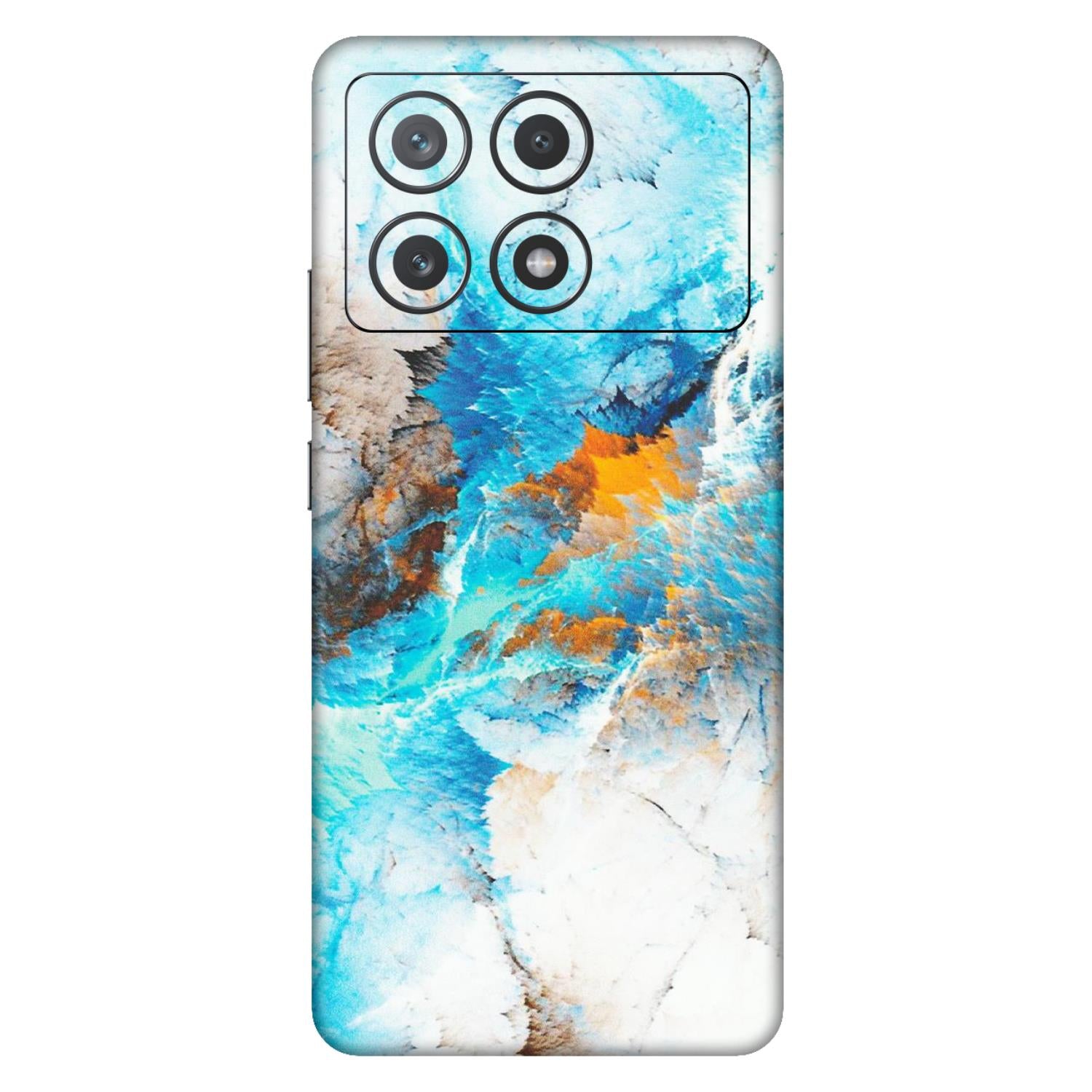 POCO Phone Skins (All Models) - Blue Waves Abstract - Matte Finish (M-19) Poco X6 PRO (5G)