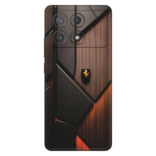 POCO Phone Skins (All Models) - Lambo Beauty Wood Pattern Sober - Matte Finish (M-51) Poco X6 PRO (5G)