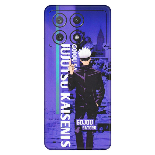 POCO Phone Skins (All Models) - Jujutsu Kaisen Gojo - Matte Finish (M-05) Poco X6 PRO (5G)