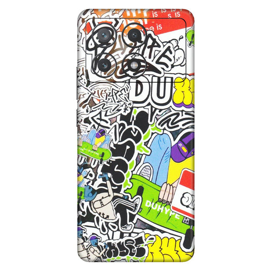 POCO Phone Skins (All Models) - Dope Graffiti - Matte Finish (M-61) Poco X6 PRO (5G)