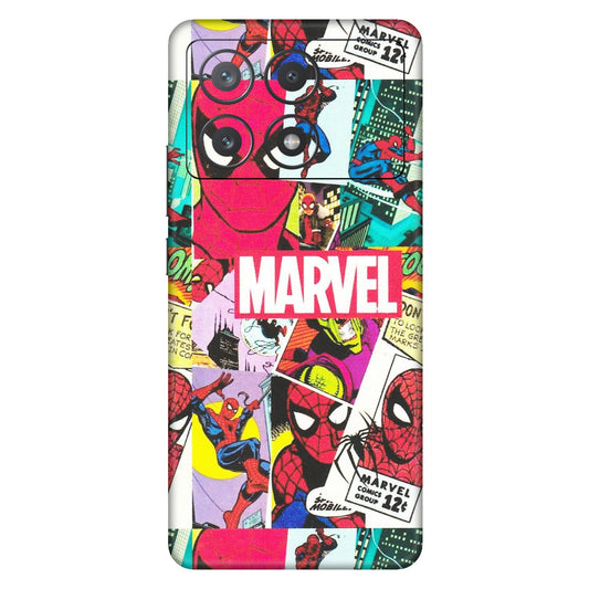POCO Phone Skins (All Models) - Marvel Comic Spiderman Grafitti - Matte Finish (M-72) Poco X6 PRO (5G)