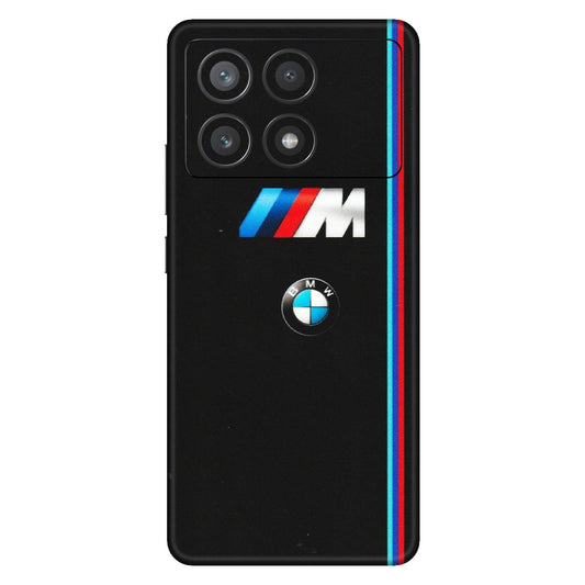 POCO Phone Skins (All Models) - Styling With Black BMW - Matte Finish (M-74) Poco X6 PRO (5G)