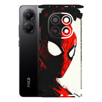 POCO Phone Skins (All Models) - Spiderman Killer Face - 3D Embossed Finish (L-17) Poco X7 5G