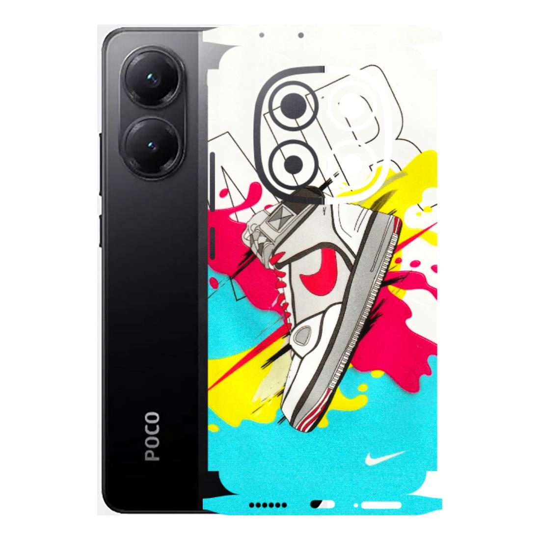 POCO Phone Skins (All Models) - Sneaker - 3D Embossed Finish (L-207) Poco X7 5G
