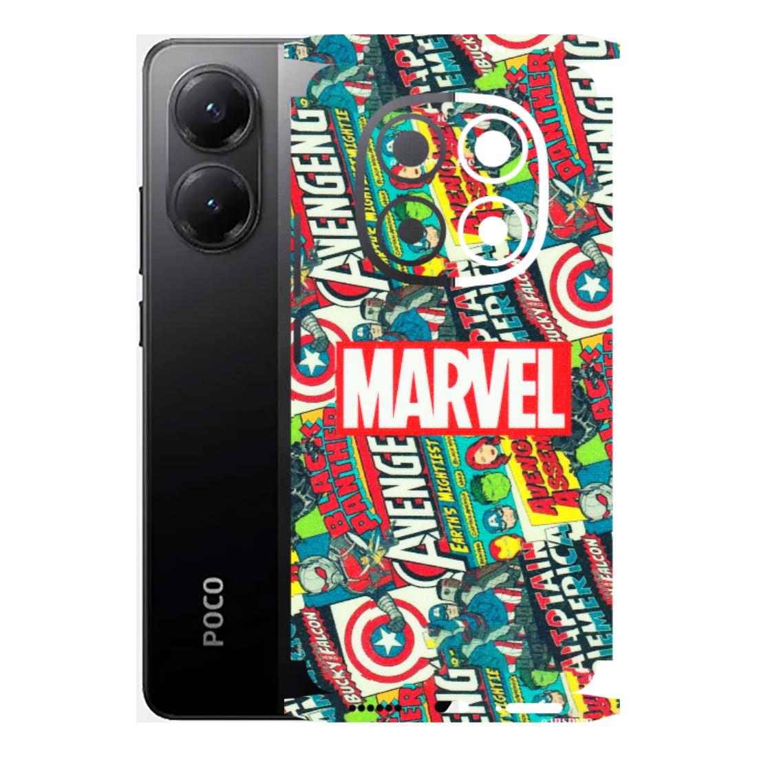 POCO Phone Skins (All Models) - Marvel Comic Lover - Matte Finish (M-30) Poco X7 5G