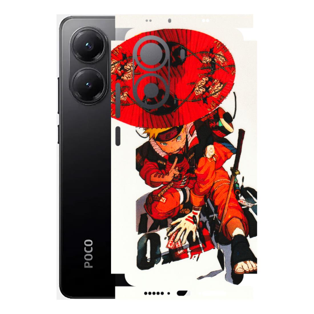 POCO Phone Skins (All Models) - Naruto - 3D Embossed Finish (L-208) Poco X7 PRO