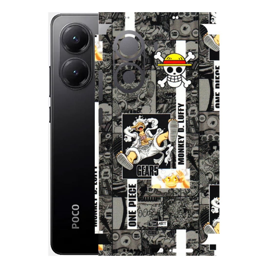 POCO Phone Skins (All Models) - Cuffy Anime MonkeyCamic - 3D Embossed Finish (L-242) Poco X7 PRO