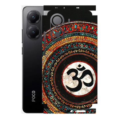 POCO Phone Skins (All Models) - Aum Chant Abstract - 3D Embossed Finish (L-42) Poco X7 PRO