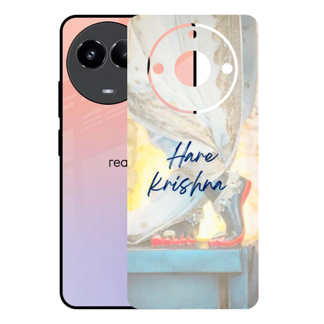 Realme Phone Skins (All Models) - Hare Krishna - 3D Embossed Finish (L-03) Realme 11 (5G)