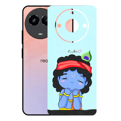 Realme Phone Skins (All Models) - Radhe Radhe Cute Toon - 3D Embossed Finish (L-05) Realme 11 (5G)