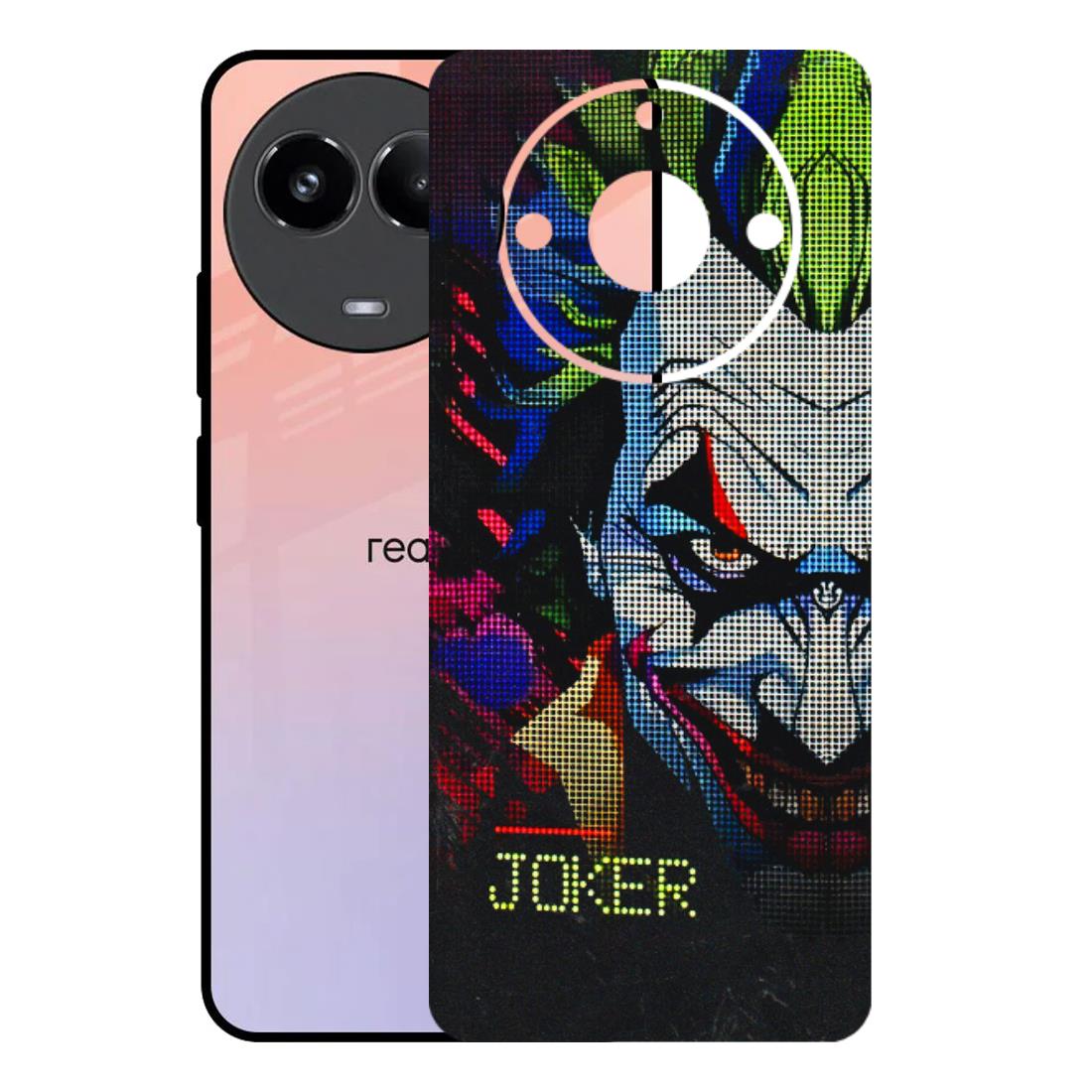 Realme Phone Skins (All Models) - Joker Dot Matrix - 3D Embossed Finish (L-08) Realme 11 (5G)