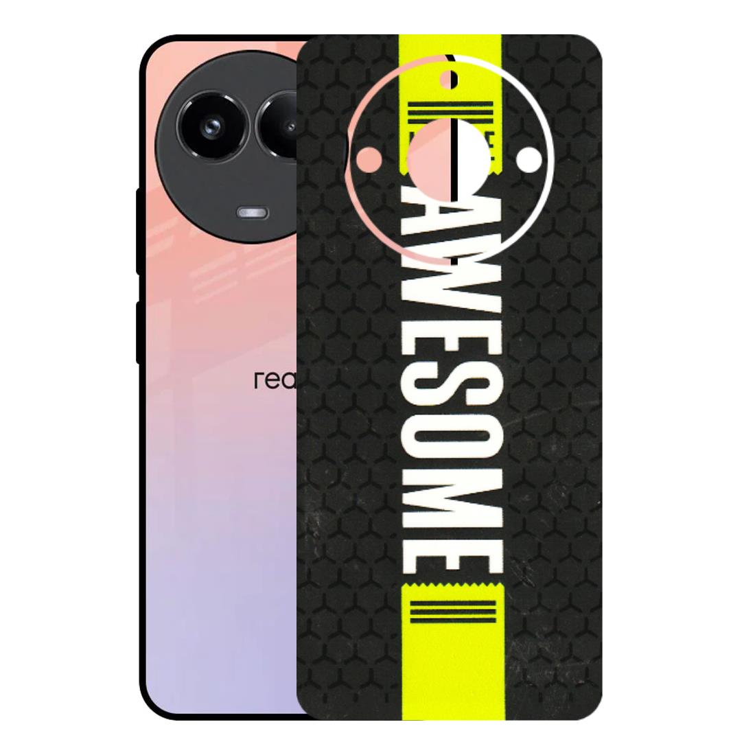 Realme Phone Skins (All Models) - Just Be Awesome - 3D Embossed Finish (L-101) Realme 11 (5G)