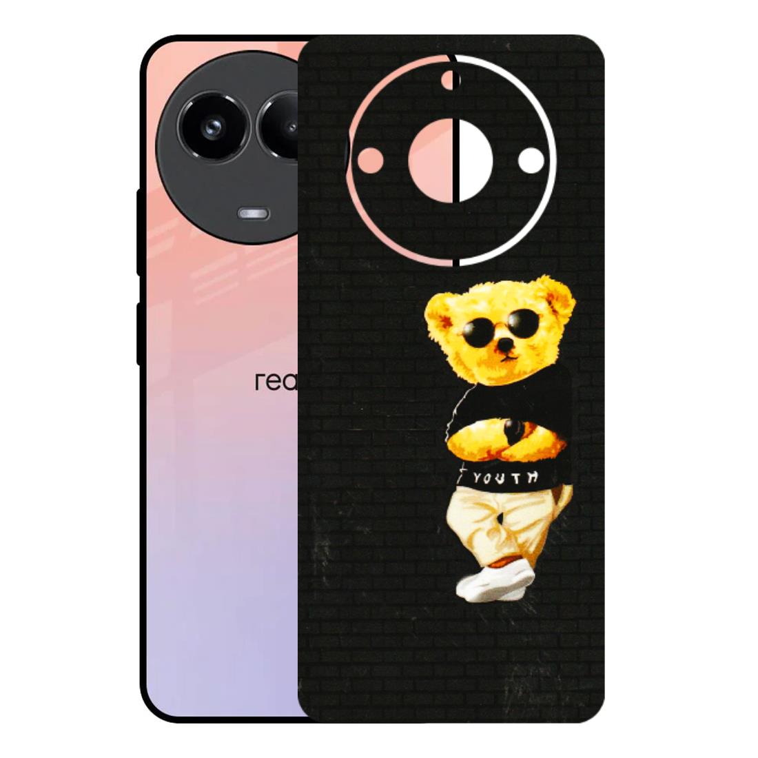 Realme Phone Skins (All Models) - Classy Teddy Bear - 3D Embossed Finish (L-116) Realme 11 (5G)