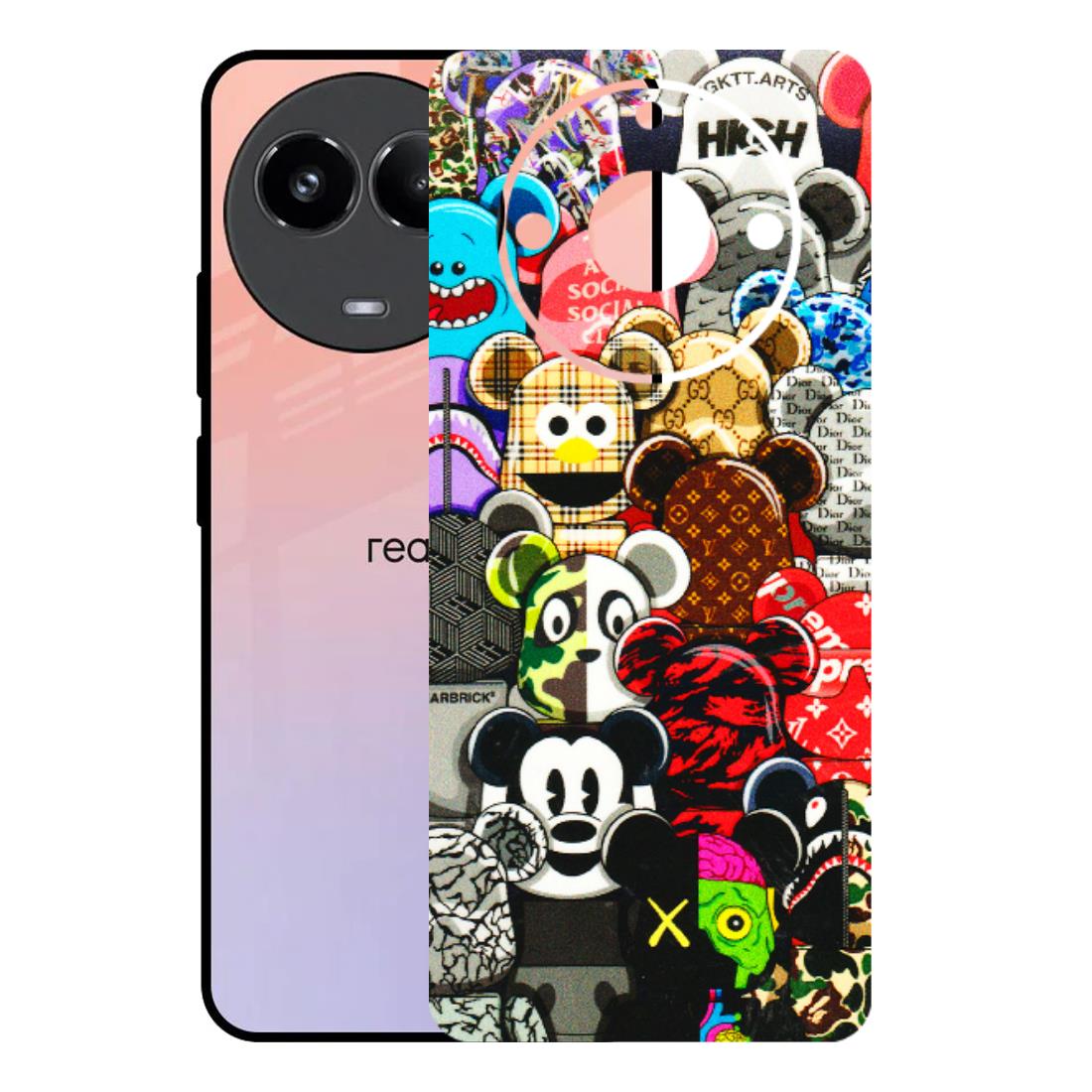 Realme Phone Skins (All Models) - More Mickey Mouses - 3D Embossed Finish (L-118) Realme 11 (5G)