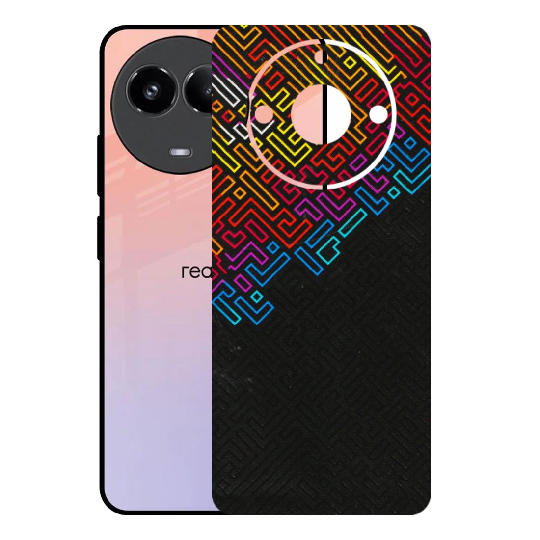 Realme Phone Skins (All Models) - Dotme Pattern Art - 3D Embossed Finish (L-121) Realme 11 (5G)
