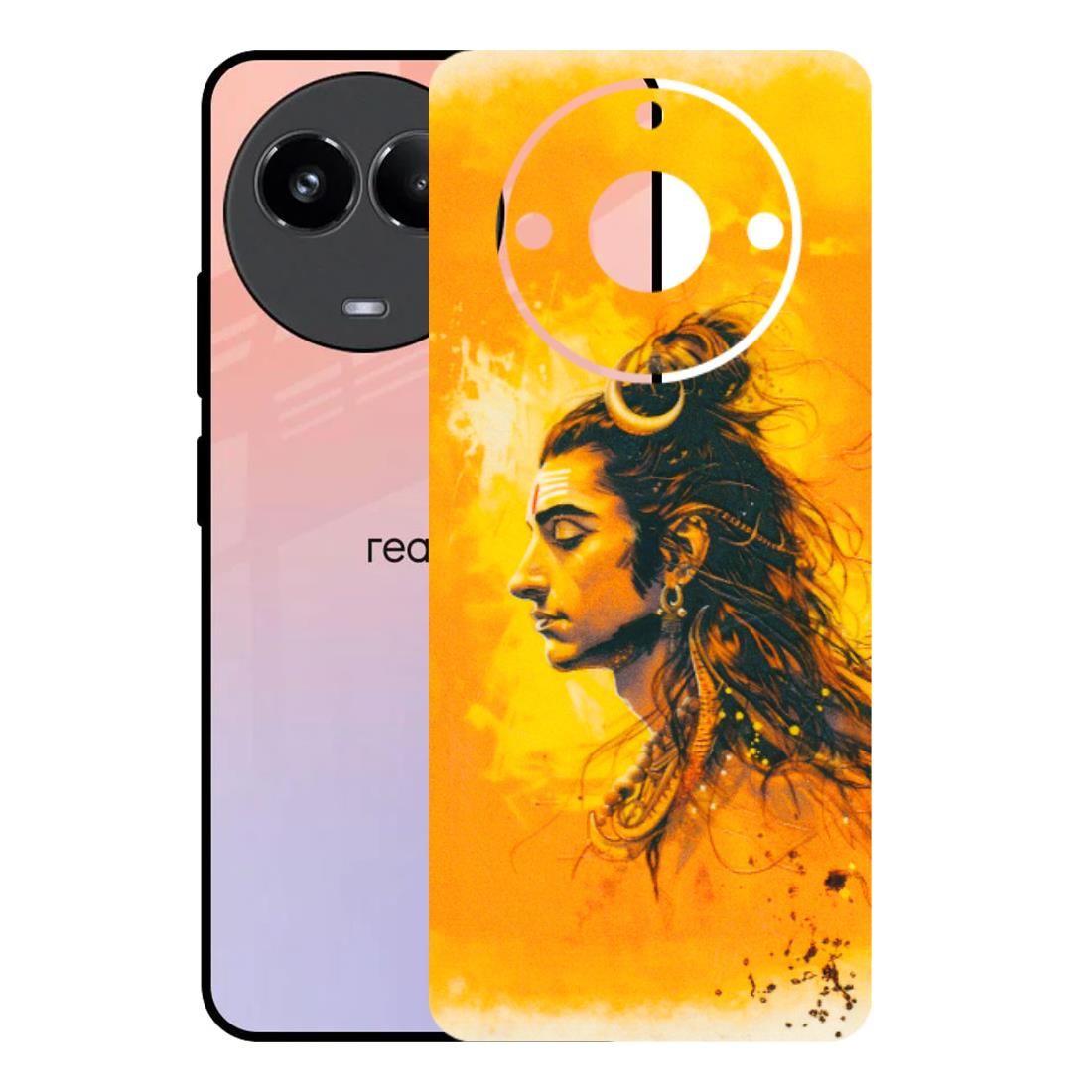 Realme Phone Skins (All Models) - Shiv Shakti - 3D Embossed Finish (L-14) Realme 11 (5G)