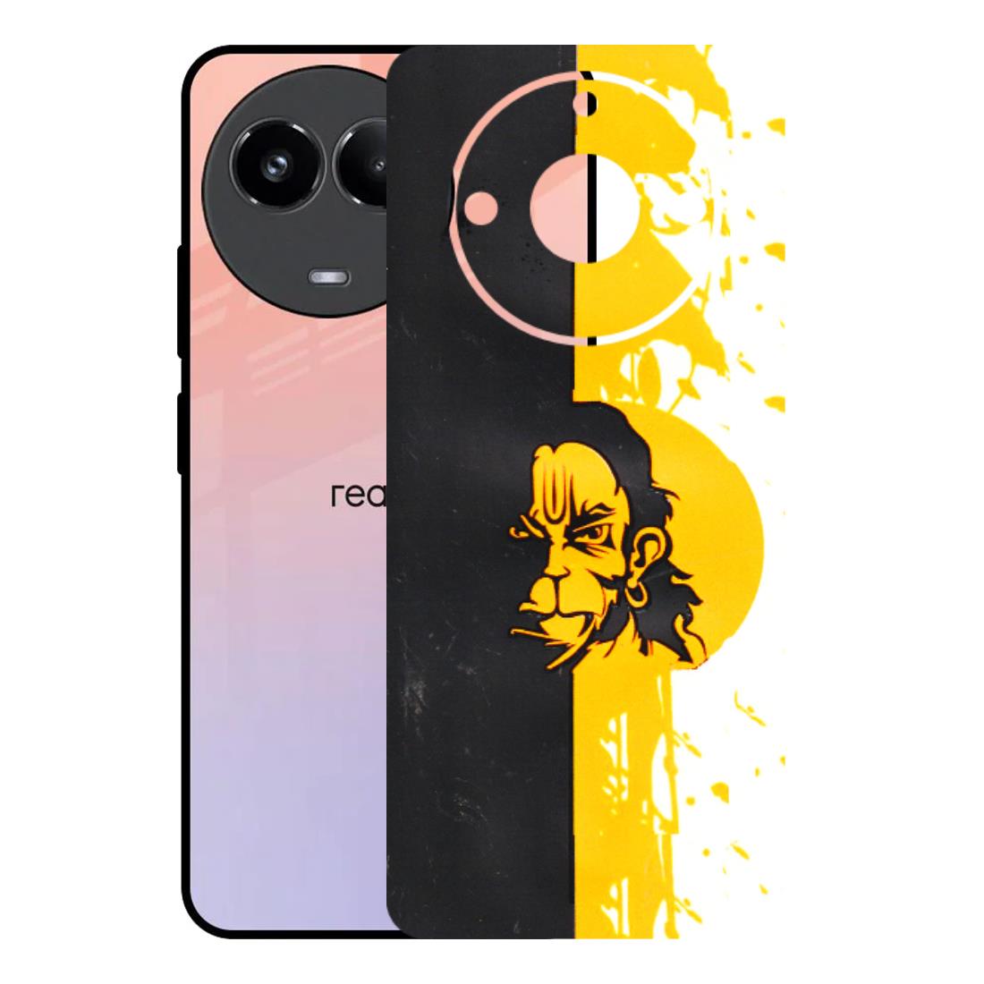 Realme Phone Skins (All Models) - Bajrangbali - 3D Embossed Finish (L-151) Realme 11 (5G)