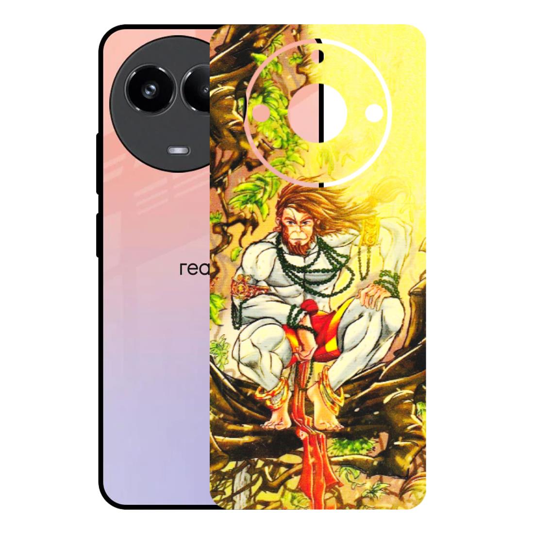 Realme Phone Skins (All Models) - Lord Hanuman - 3D Embossed Finish (L-152) Realme 11 (5G)