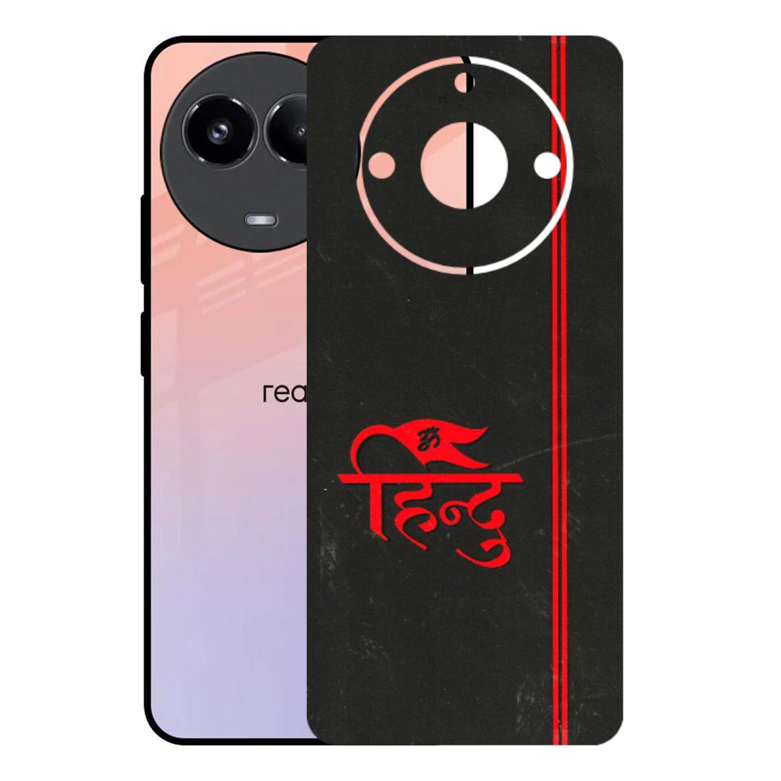Realme Phone Skins (All Models) - Hindu Black - 3D Embossed Finish (L-153) Realme 11 (5G)